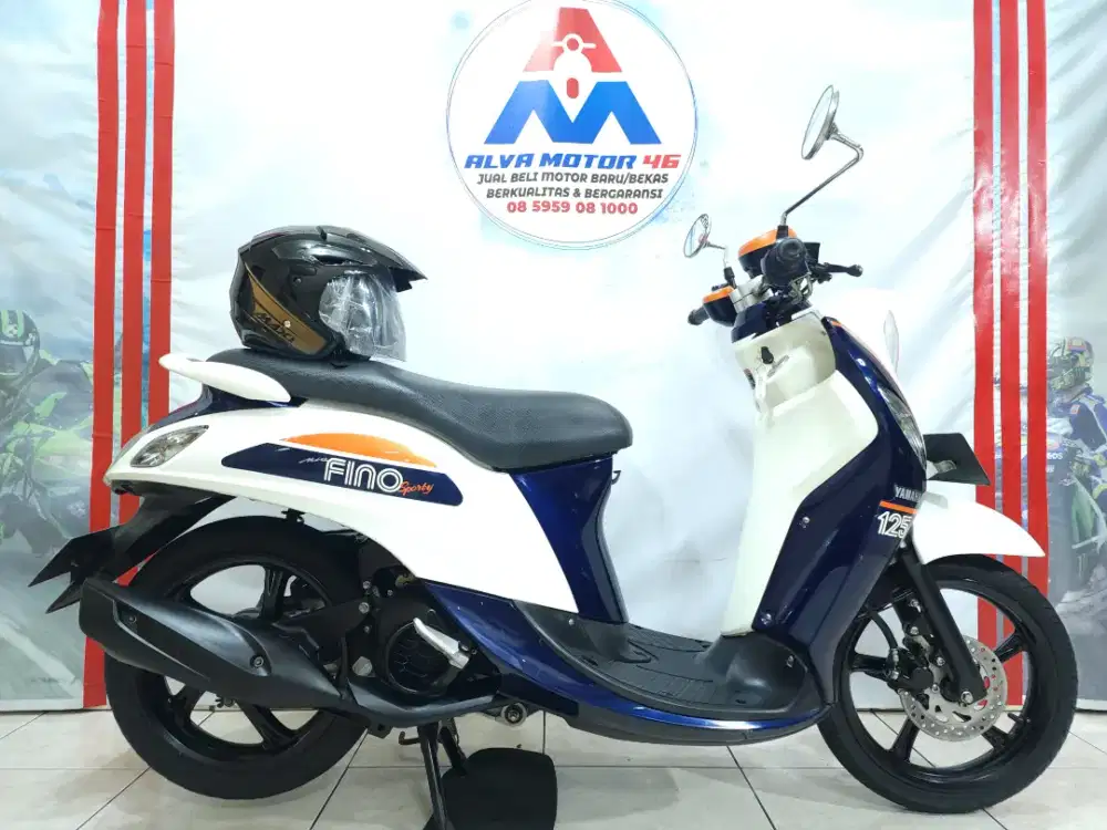 ( DP 1JT ) YAMAHA FINO SPORTY 125 CC TH 2018 LOW KM MULUS NO MINUS