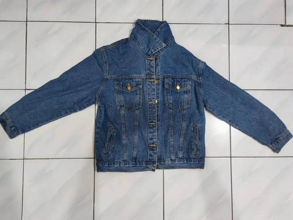 Preloved Jaket Jeans L'eccove bahan Tebal dan Halus