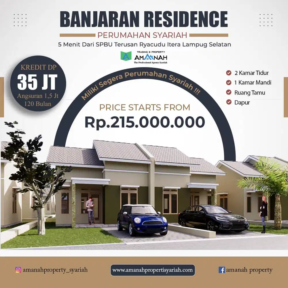 PERUMAHAN DEKAT KAMPUS ITERA LOKASI STRATEGIS