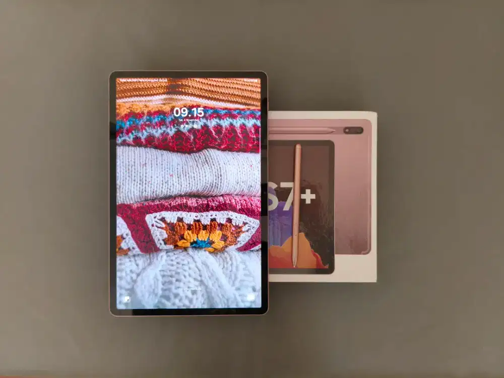 Samsung Galaxy Tab S7+ Plus 8/256 LTE T975 - Fullset, Ex Garansi Resmi