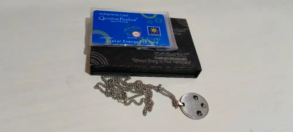 Kalung kesehatan quantum pendant japan tech far infra red seiken 199k