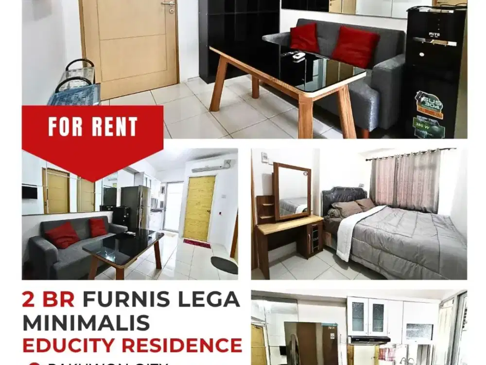 SEWA ANEKA 2 BEDROOM FURNIS APARTEMEN EDUCITY