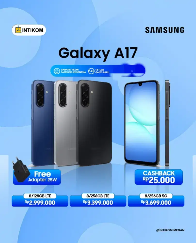 Cicilan Samsung a17 bunga nulai 0%