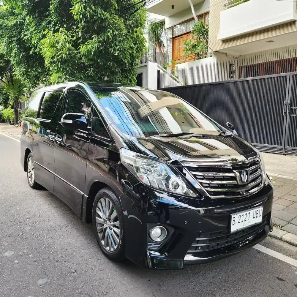 Rapi Bnaget. Spt Baru. Toyota Alphard Golden 2.4 Hitam 2014