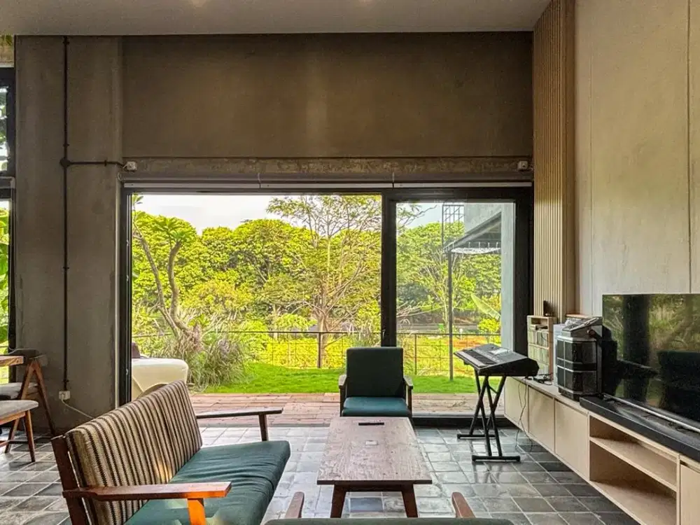 Rumah Modern Brutalism 3 Lantai Fully Furnished dalam Cluster Eksklusif – RC Veteran, Jakarta Selatan (SHM & IMB)