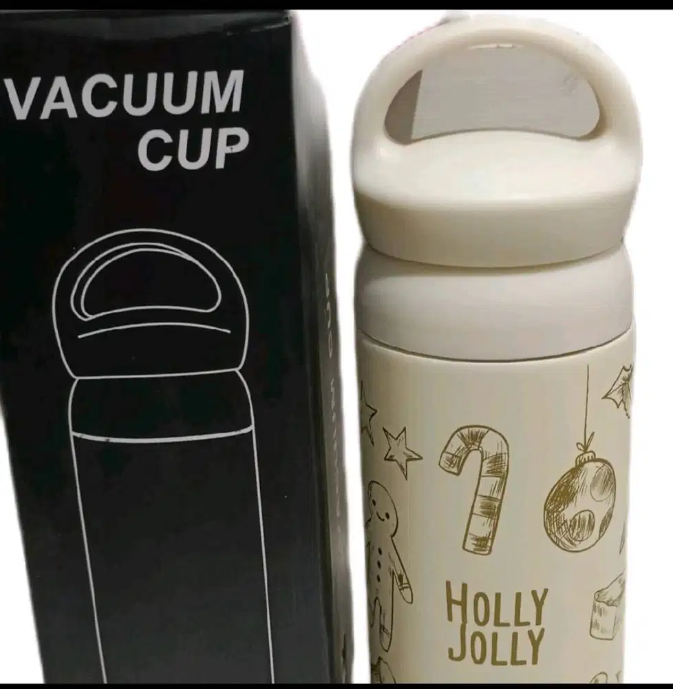 Holly joly vacuum cup stainless baru 60rb thermos tempat air minum