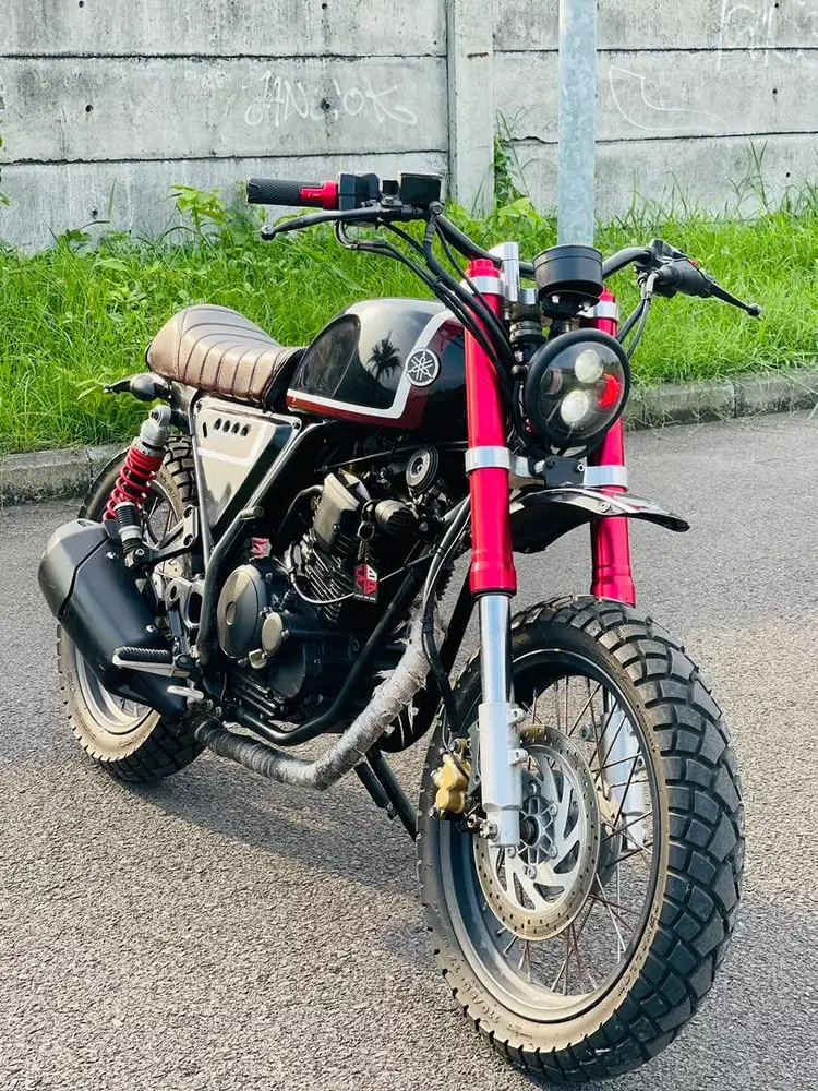 Yamaha scorpio 2011  custom scrambler scorpio custom bobber scorpio