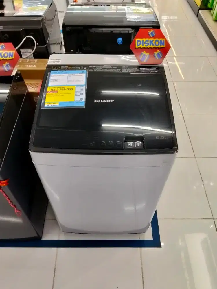 PROMO MESIN CUCI SHARP 1 TABUNG