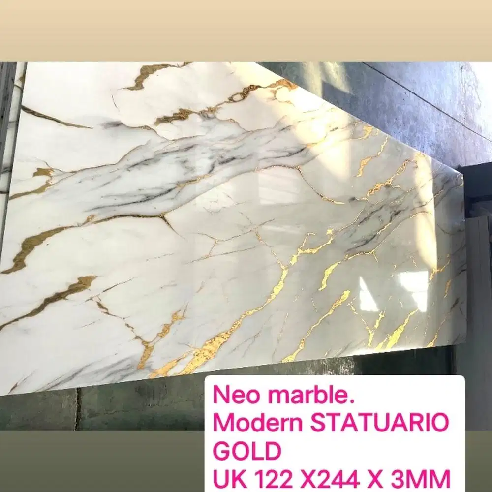 UV Marble Panel Tebal 3mm / Wallpanel Marmer Neomarble by DANESON