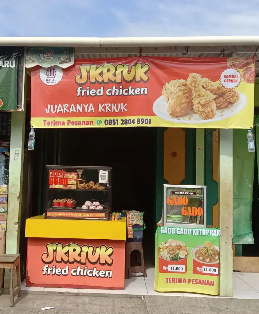 Perlengkapan usaha fried chicken dan gado2