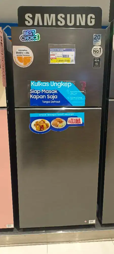 KULKAS SAMSUNG 2 PINTU 393L BARU (KREDIT TANPA DP)