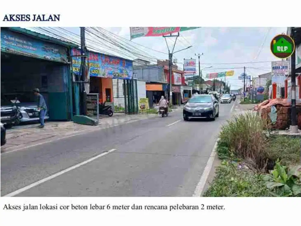 Tanah pinggir jalan raya mustika jaya Deket kelurahan