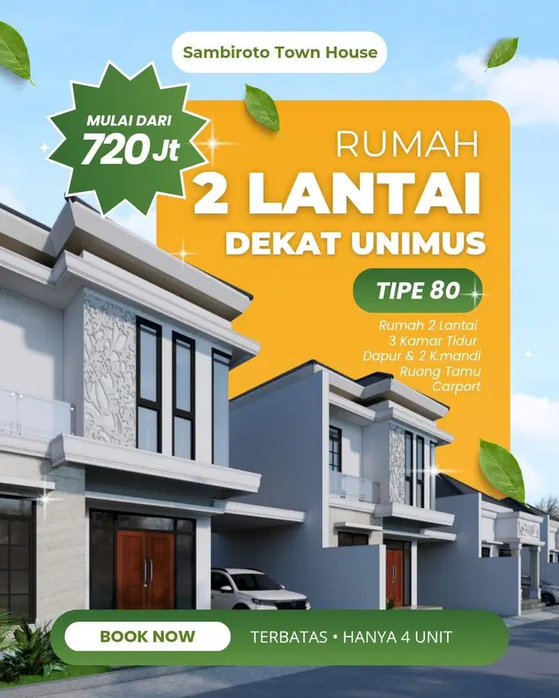 Rumah kedungmundu sambiroto elang depan Univ Karya Husada