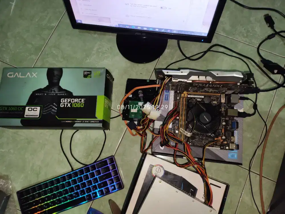 Rakitan core i7 4790 + Galax GTX 1060 oc 3gb + 16gb ddr3