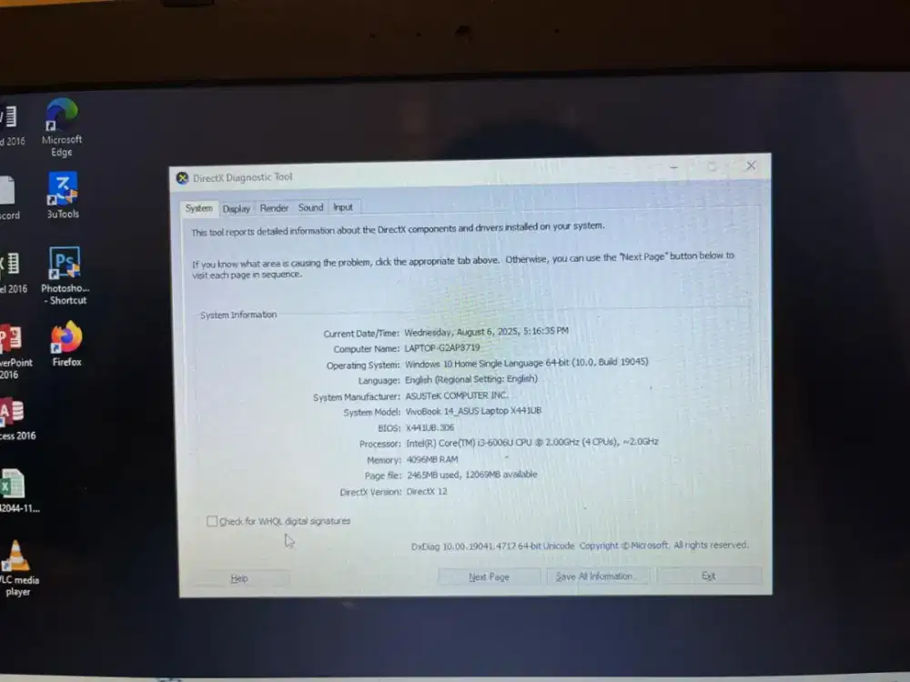 SALE LAPTOP ASUS X441U