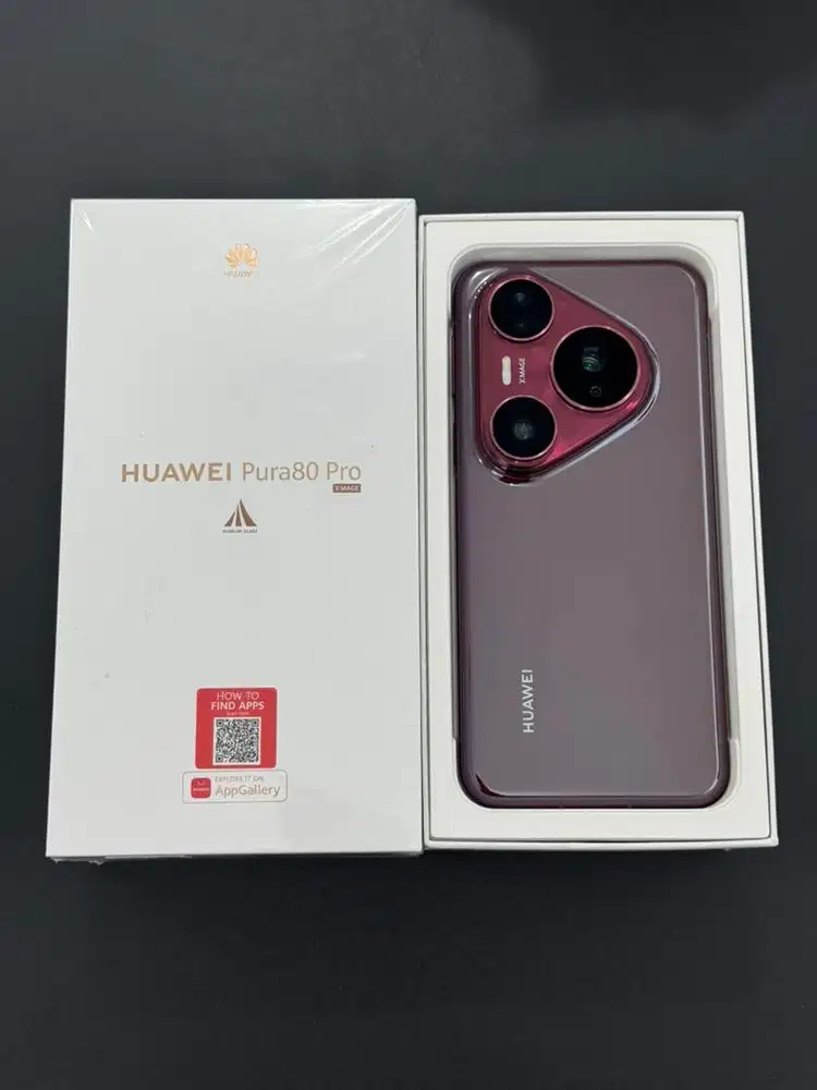 Huawei Pura 80 Pro Red 12/512Gb  (Baru 1 Bulan)