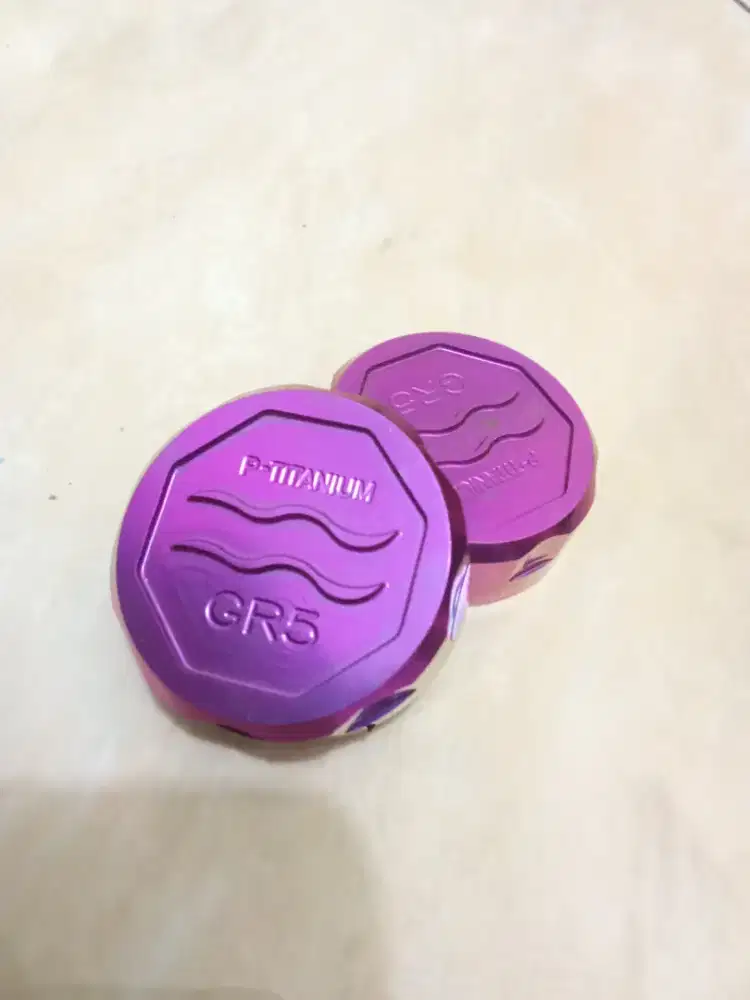 Tutup tabung titanium brembo small