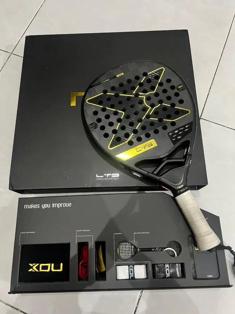 RAKET PADEL NOX AGUSTIN TAPIA LIMITED EDITION 2024 PEMAKAIAN 5 BULAN
