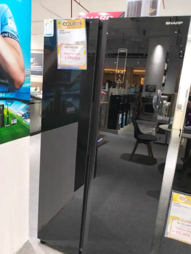 Cicilan Kulkas Sharp Side by side promo 0%