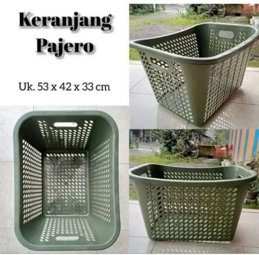 KERANJANG PAJERO PAKAIAN KOTOR