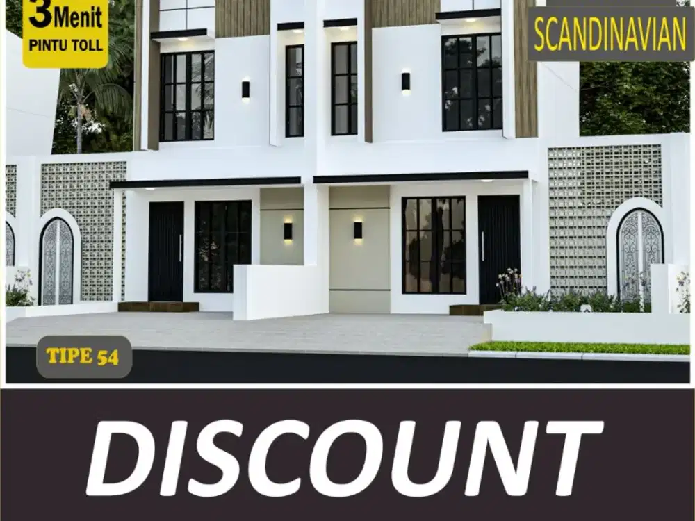 DISKON 200 JT RUMAH di PERMATA GREEN GARDEN DEPOK