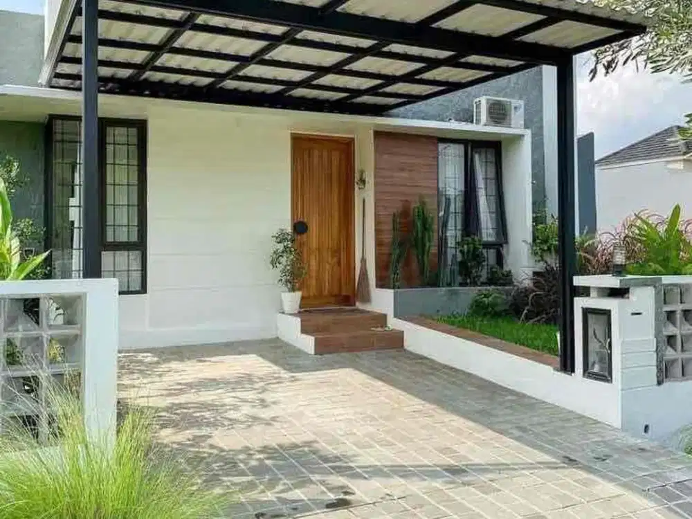 dijual rumah 2 dan tanah area buah batu murah