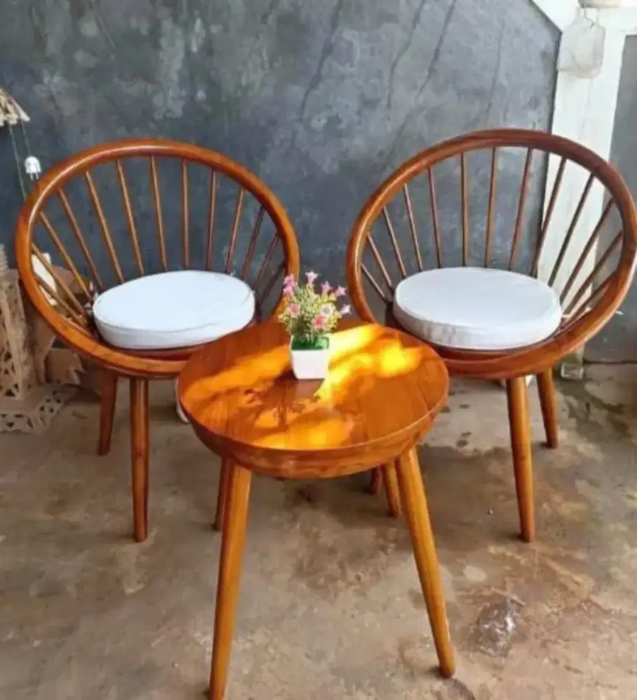 Kursi teras resing jati