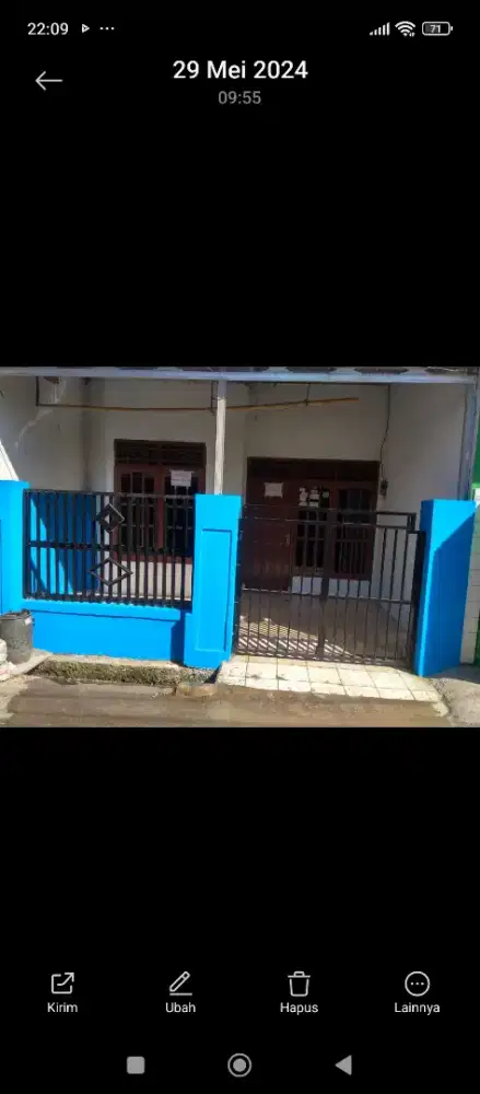 Dijual Rumah Murah strategis BU