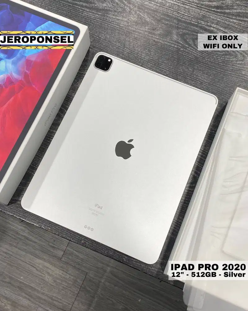 IPAD PRO 2020 12INCH 512GB WIFI IBOX BH 86% Like A New Full Set Ori