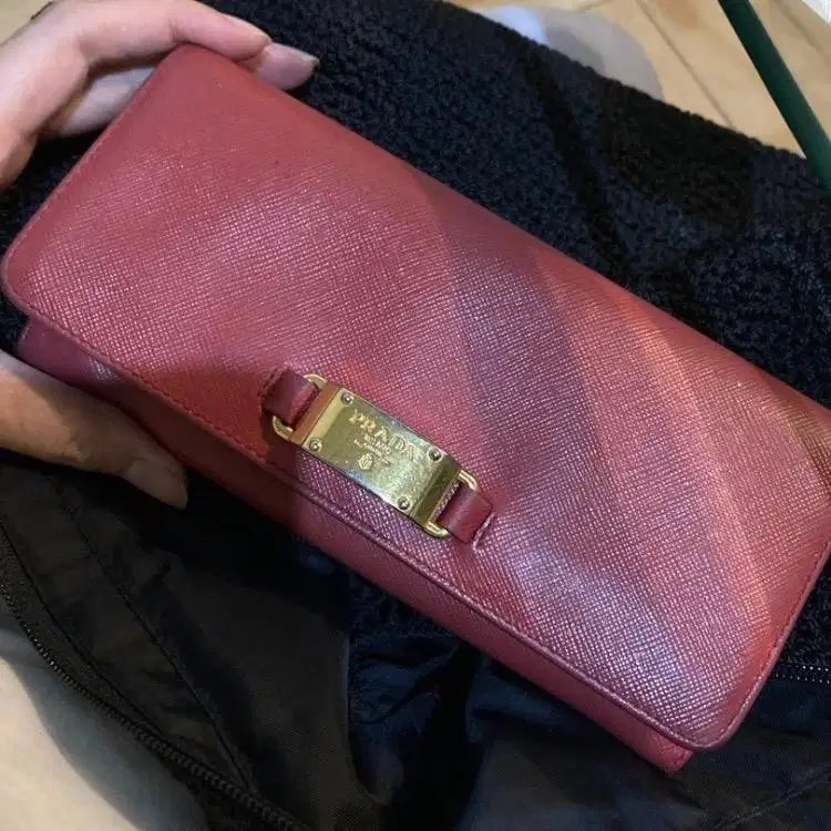 Prada long wallet