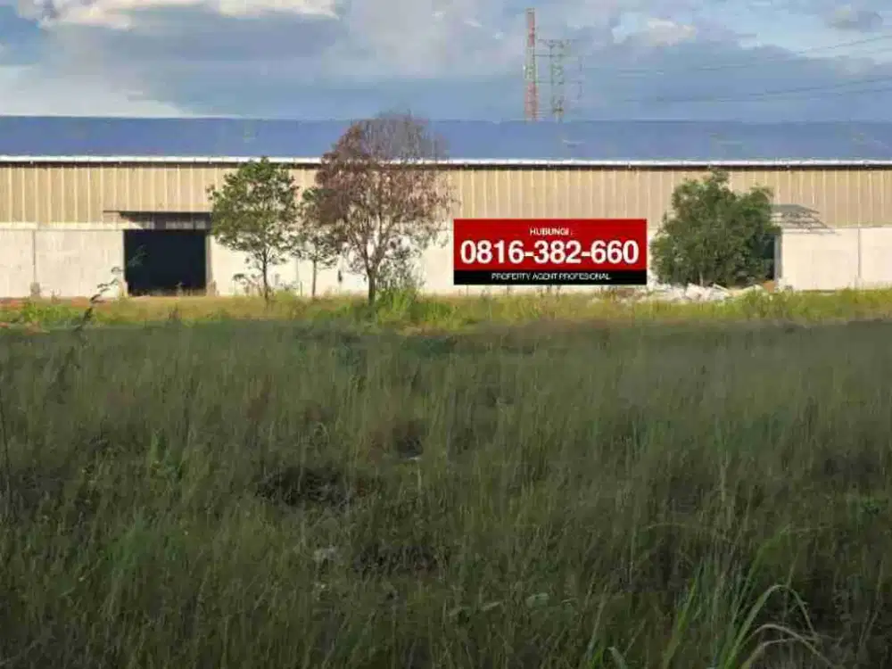 Disewakan Gudang Jumbo 2160m2 di Pergudangan Keramasan Palembang