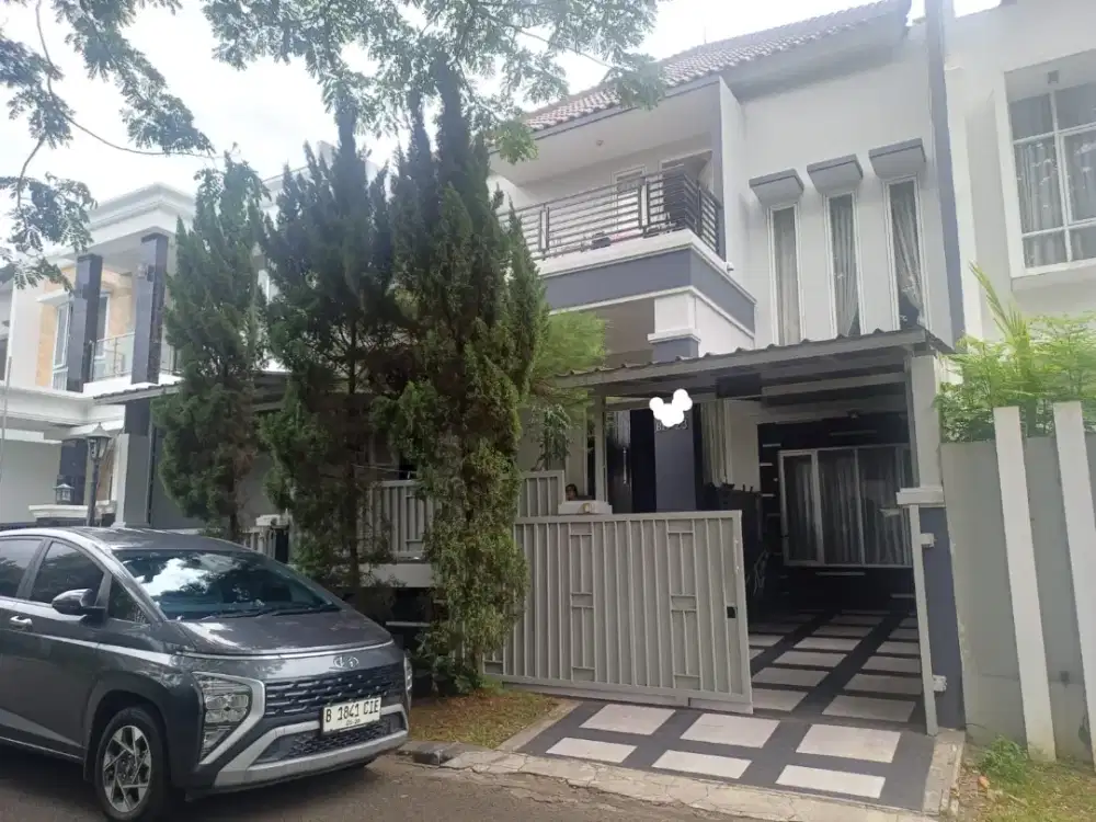 Di jual rumah  view taman lokasi terdepan citta gtan cibubur