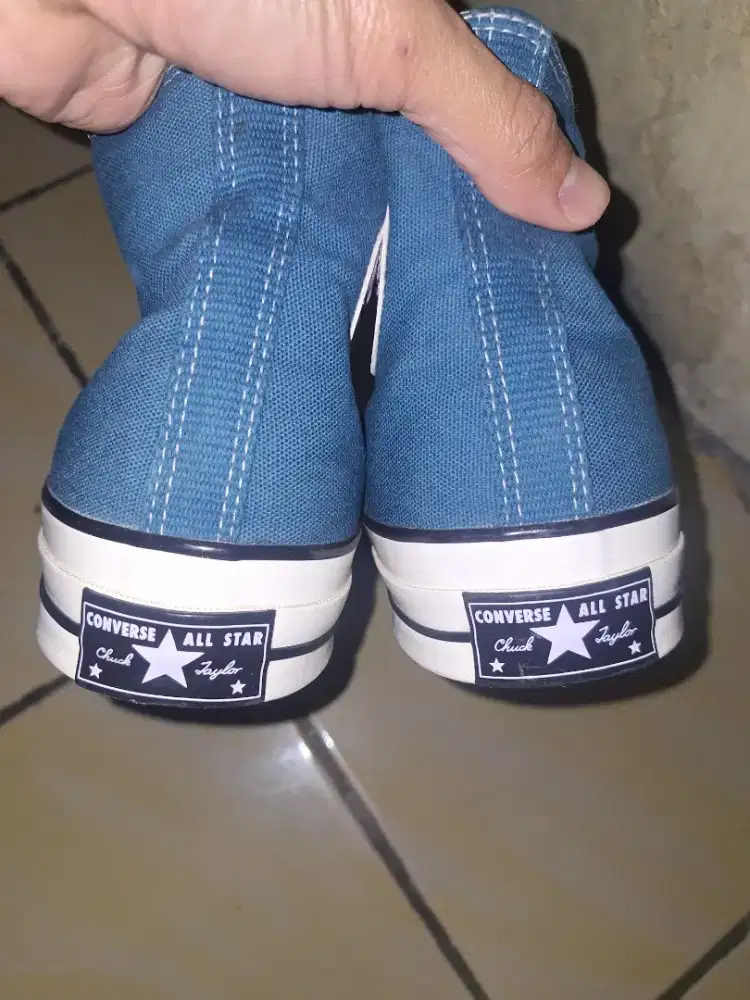 Jual sepatu converse chuck taylor blue ocean size 44