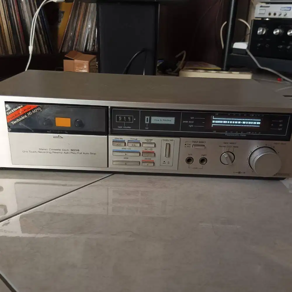 Technics RS-M216 Silver Tape Deck Kaset