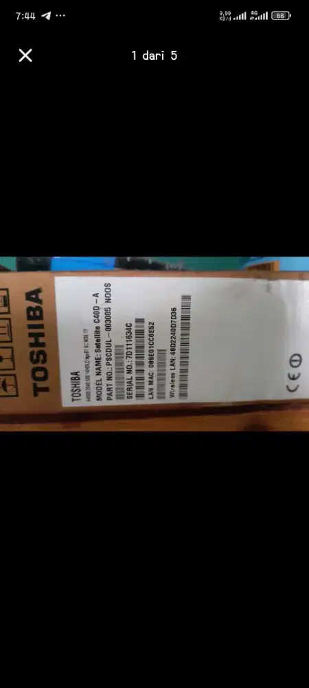 Laptop Toshiba c40D-A