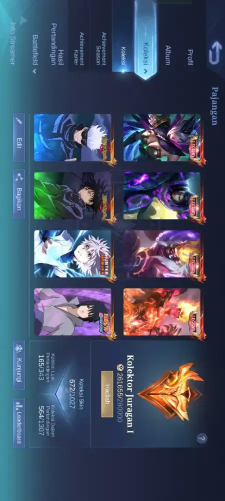 Akun ML Mytic Imo | Kolektor Juragan 1