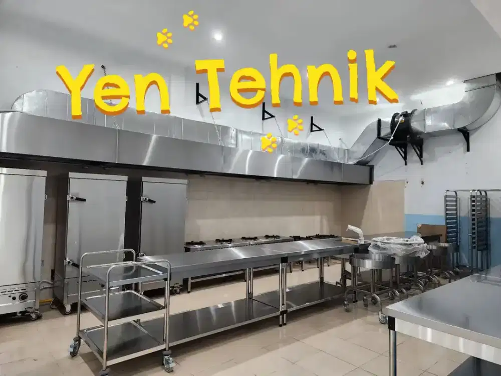 Supplier ducting dapur MBG. Dapur resto. Dapur catering