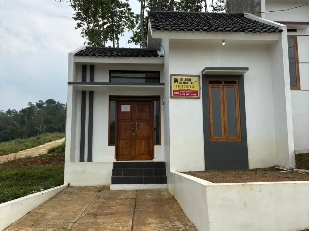 RUMAH MINIMALIS CANTIK, CARPORT TAMAN DAN CARPORT LUAS, cuma 250 jt an