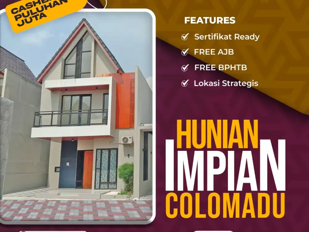 [DEKAT RUMAH PAK JOKOWI] RUMAH DI COLOMADU SOLO