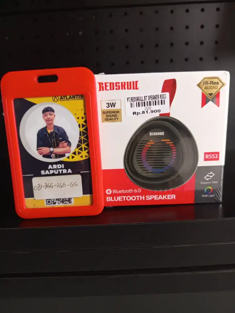 RED SKULL BT SPEAKER RSS3