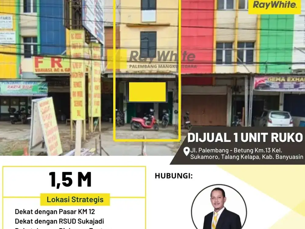 DIJUAL MURAH RUKO 3 LANTAI SIAP HUNI