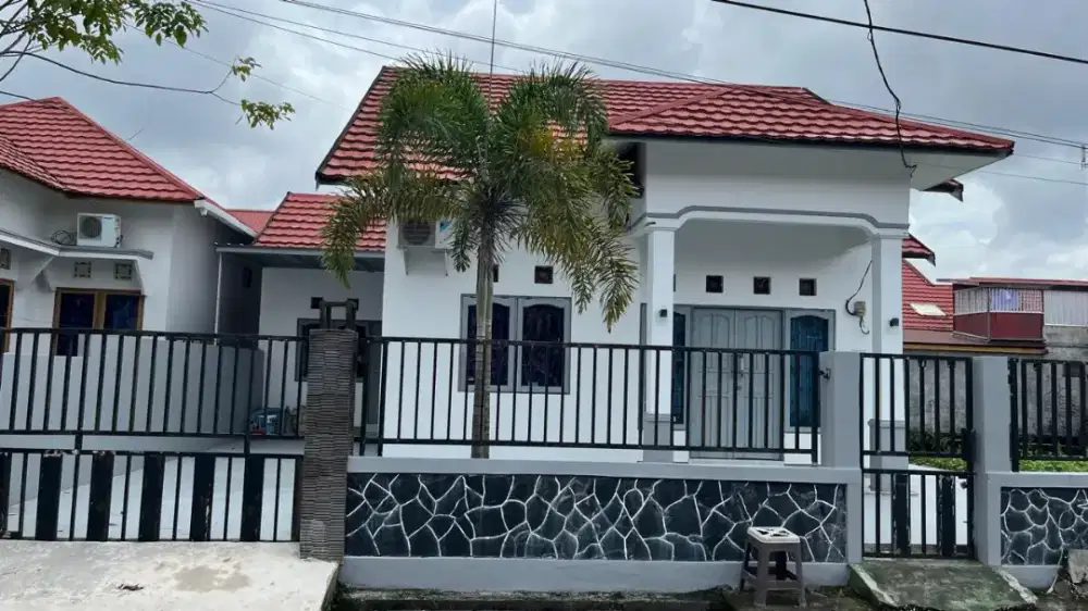 Rumah 1 lantai full furnish disewakan