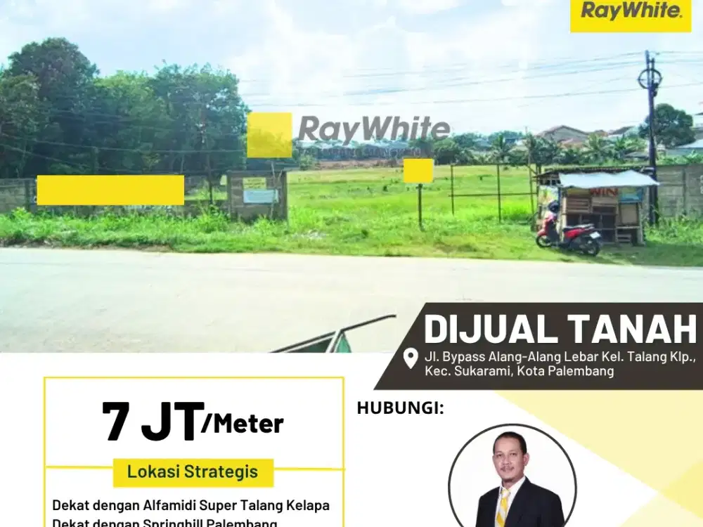 DIJUAL TANAH KERAS LOKASI EKSCLUSIF PERGUDANGAN INDUSTRI KOTA PALEMBANG