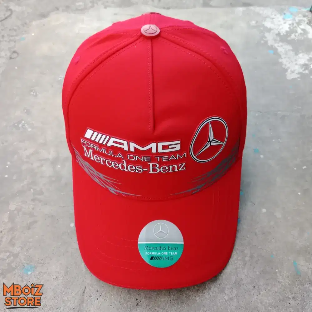 Topi AMG RED ( Ready Stok, Harga Pass, Nett, Free ongkir)