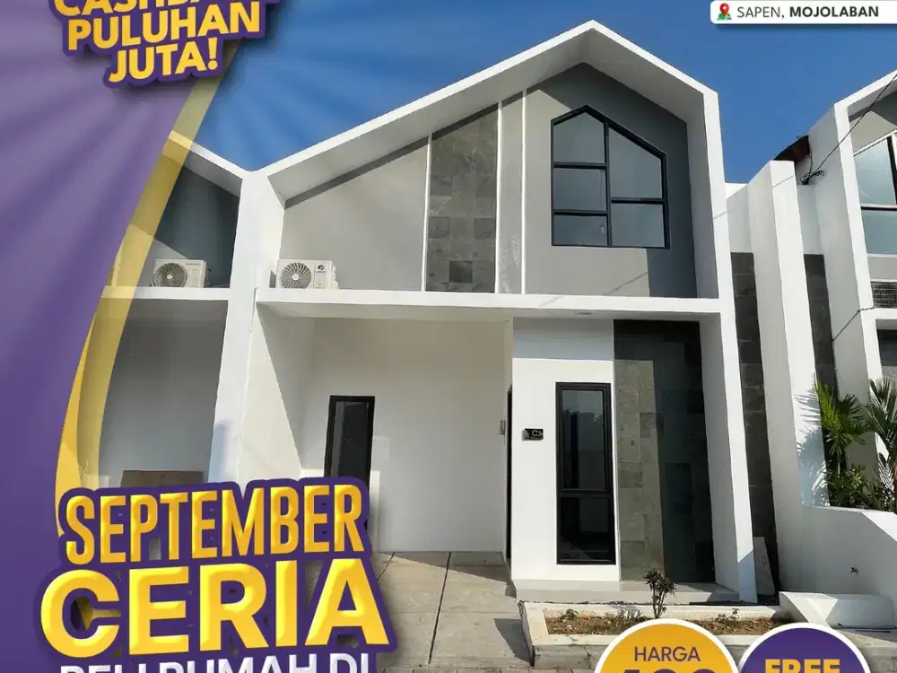 Rumah Murah Meriah dekat Kampus UNS Solo