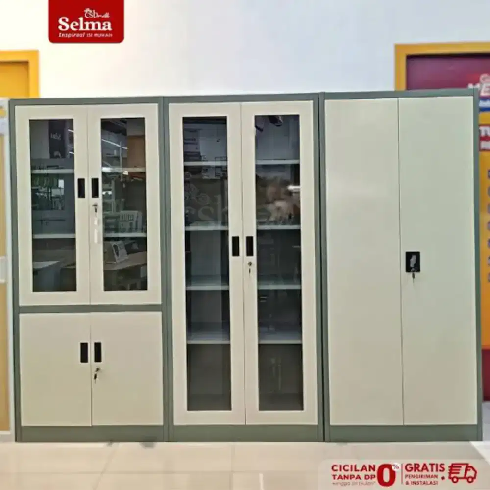 Lemari Arsip 2 Pintu Besi
