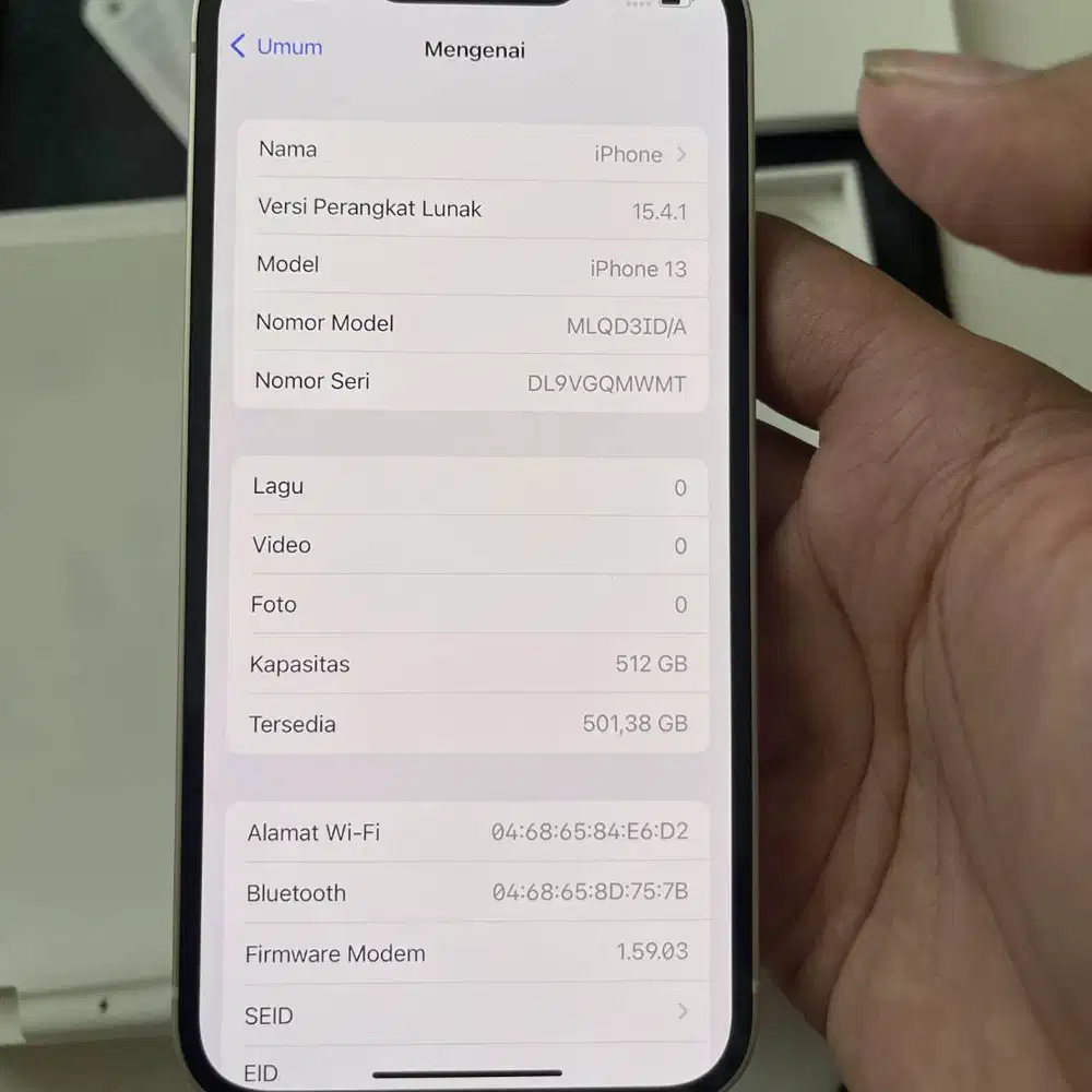 iphone 13 128gb ibox lengkap ori mulus