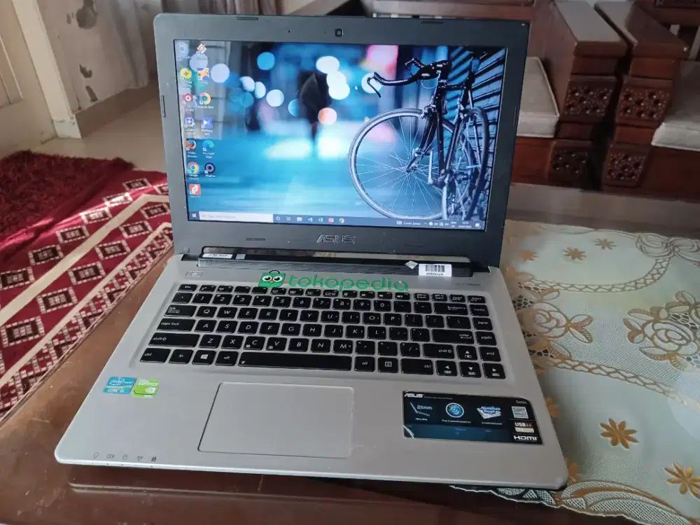 Laptop Asus Core i5 Ram 4gb hdd 500gb Nvidia 14 inch bonus tas Asus