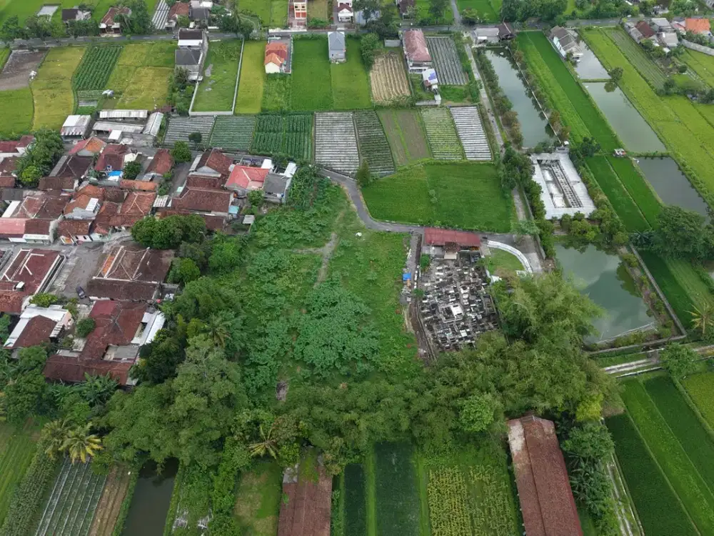 100 Meter Jalan Cangkringan Tanah SHM Siap Bangun