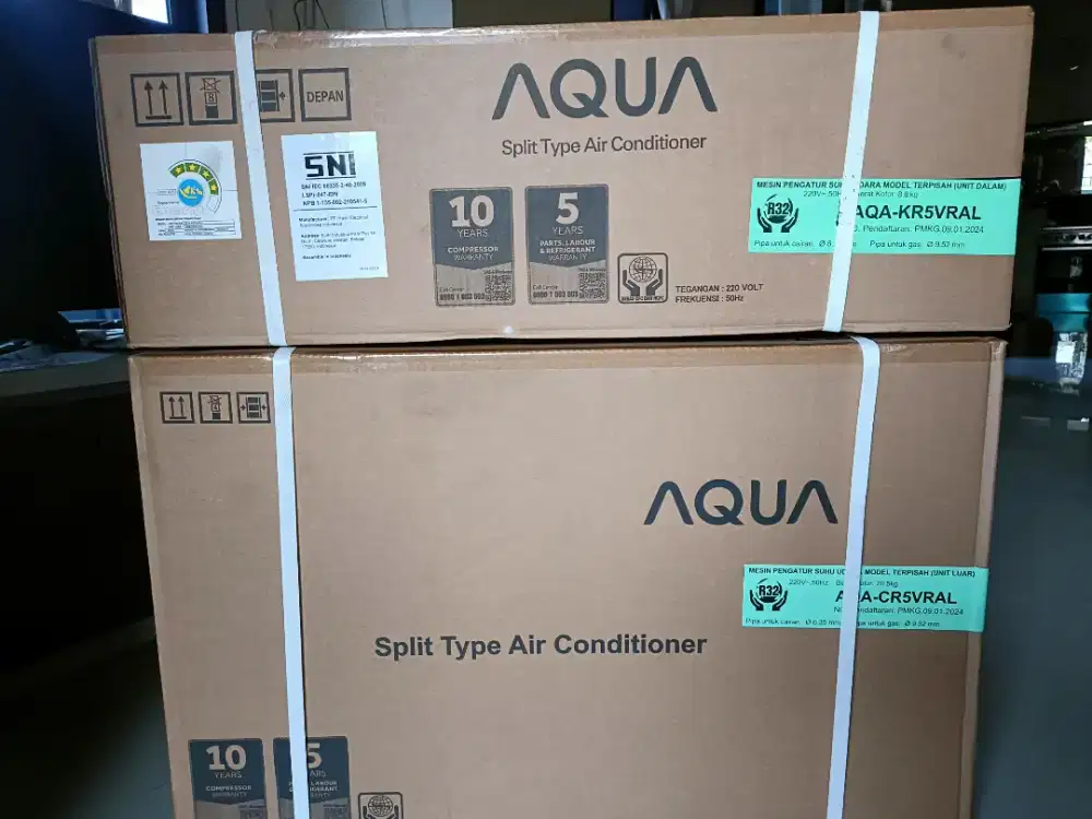 AC AQUA Type : AQA-KCR5VRAL, 0,5PK Inverter  Baru segel